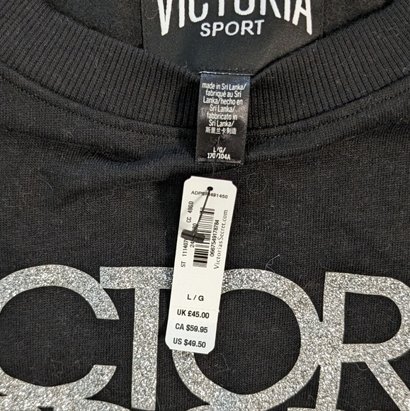 Victoria's Secret Sport Logo Crew Neck Sweatshirt - Picture 3 of 3